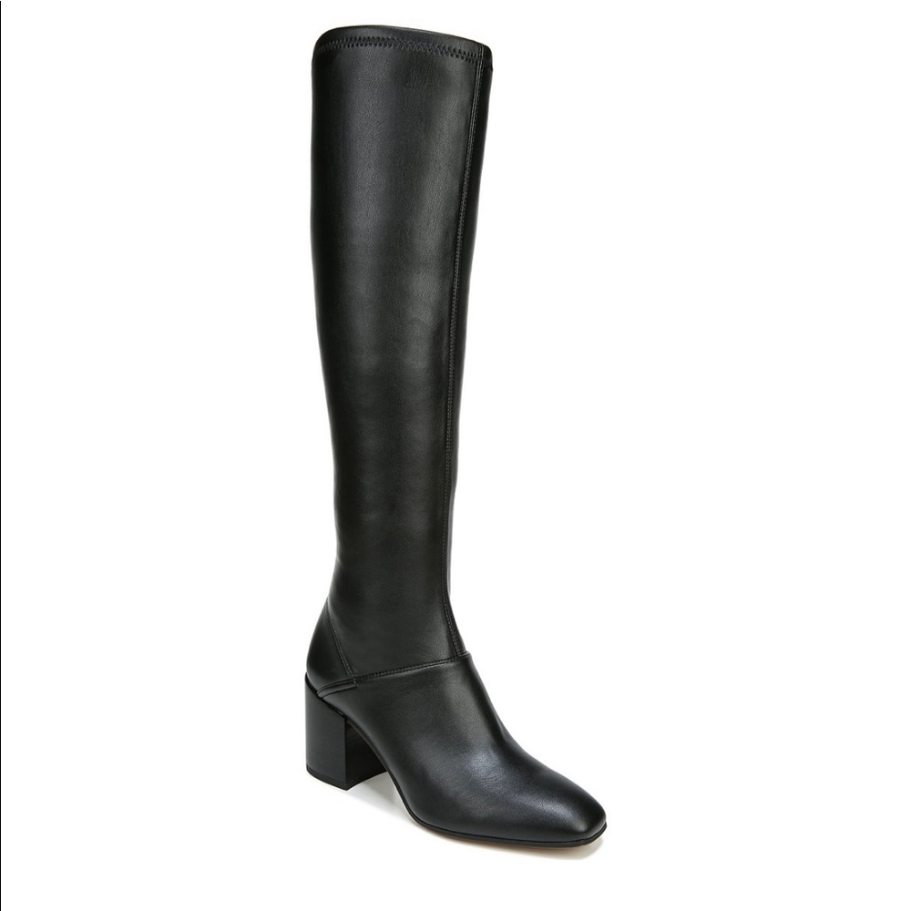 Franco Sarto Tribute Knee High Wide Calf Black Boots (Women’s Size 7.5)